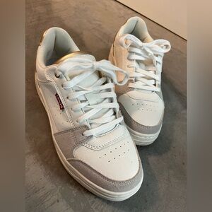 Levi's Cream and Gray Sneakers